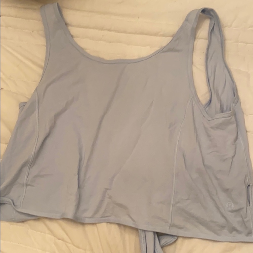 Lululemon Open Back Wrap Tie Top